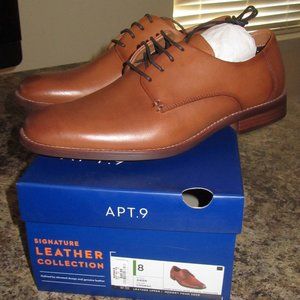 Men's Leather Dress Shoes Apt. 9 Leather/Cognac 8